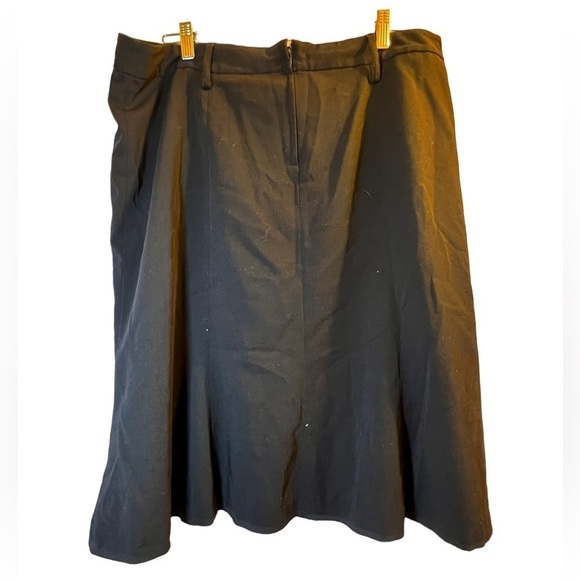 Sale Reitmans Women's Skirt Size 15 Black Knee Length Lined - Picture 12 of 14